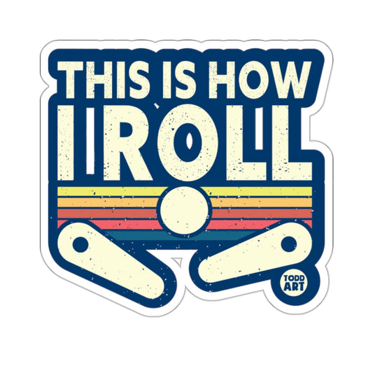 This Is How I Roll Pinball Machine Retro Fan product type