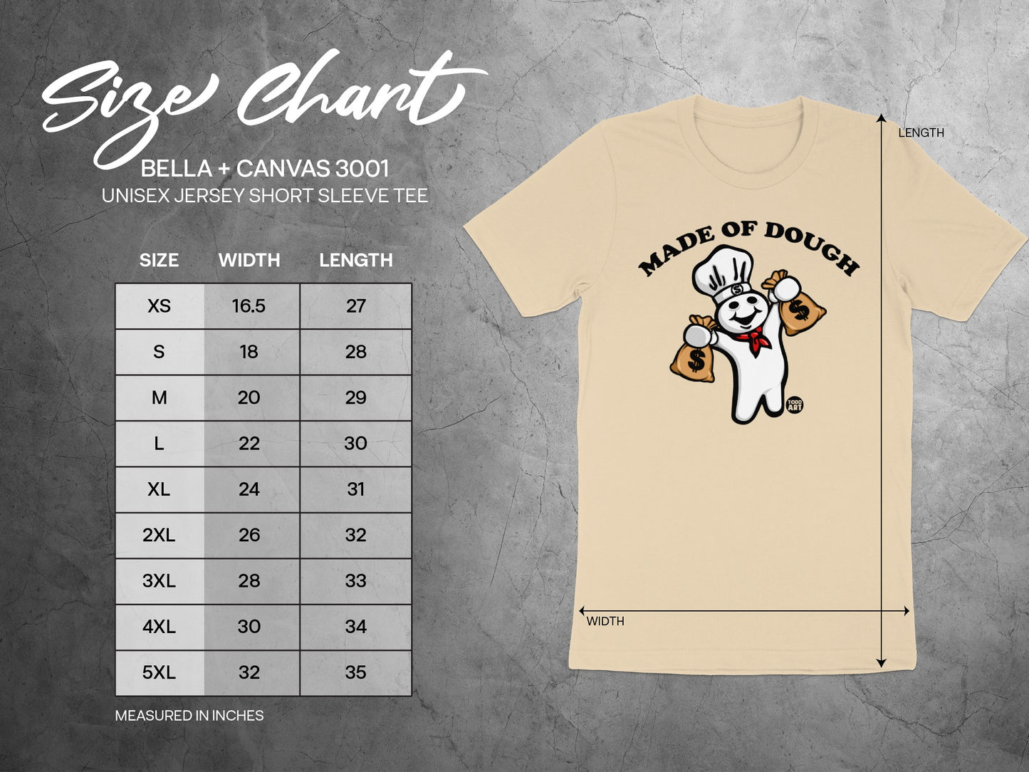 Made of Dough Unisex Jersey Short Sleeve Tee