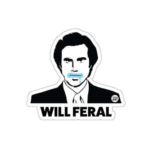 Will Feral Design with Blue Liquid Stickers
