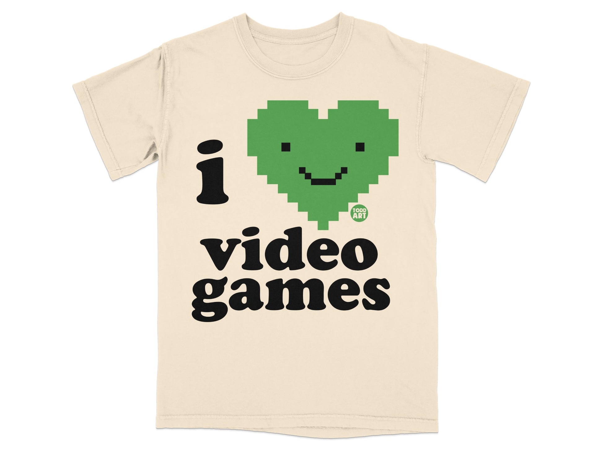 I Heart Video Games Graphic Tee Fun Gamer Shirt