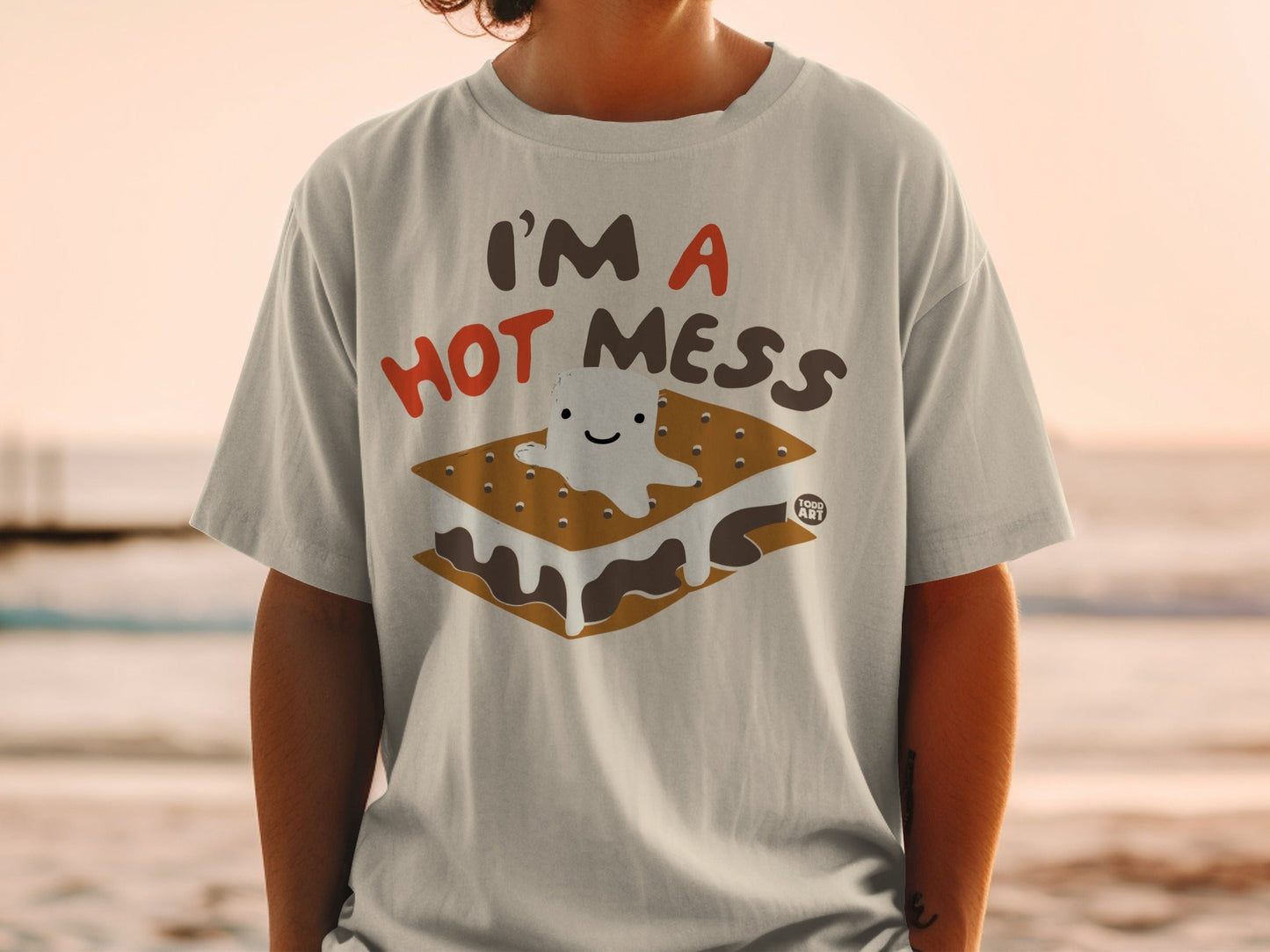 I'm A Hot Mess S'mores Graphic T-Shirt