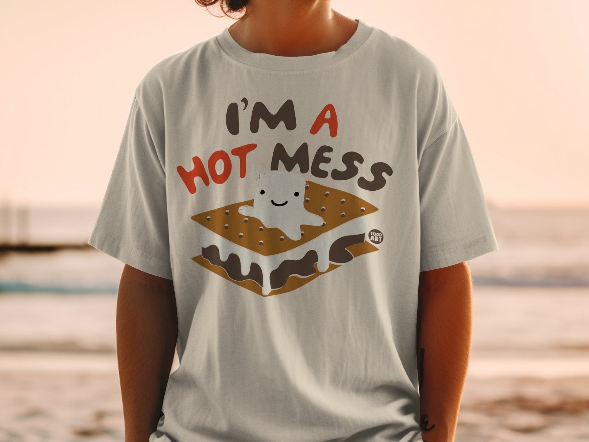 I'm A Hot Mess S'mores Graphic T-Shirt