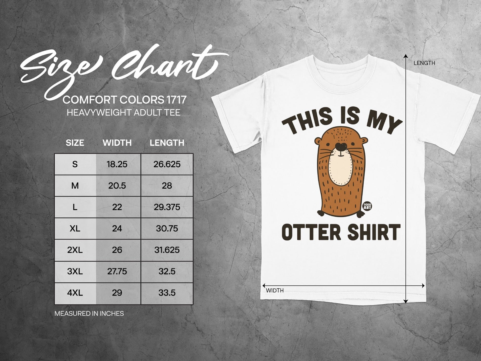 This Is My Otter Shirt Heavyweight Adult Tee