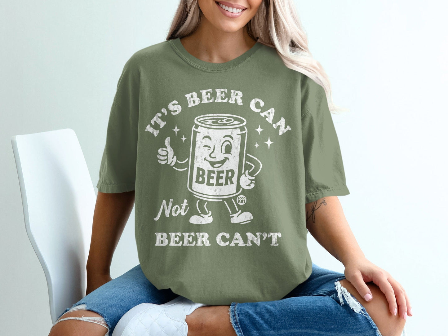 It's Beer Can Not Beer Can't Graphic T-Shirt