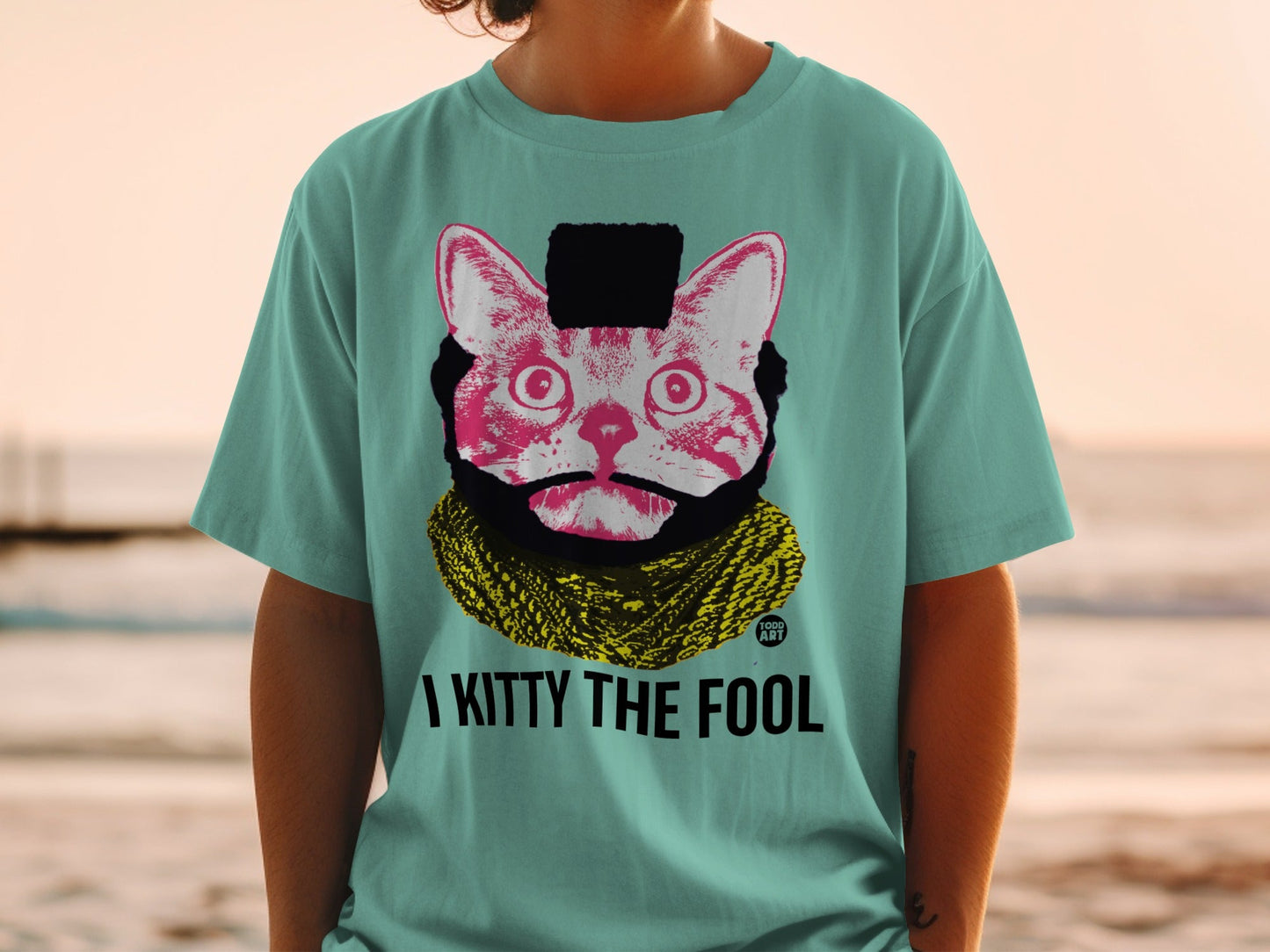 I Kitty The Fool Cat Graphic Design T-Shirt
