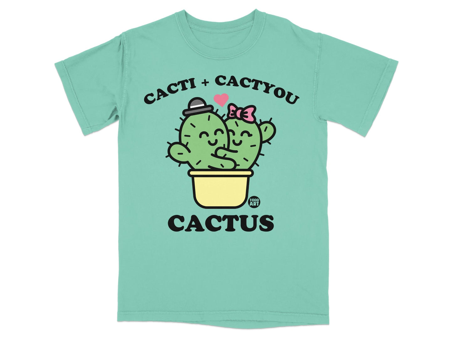 Cacti and Cactyou Cactus Graphic Design Shirt