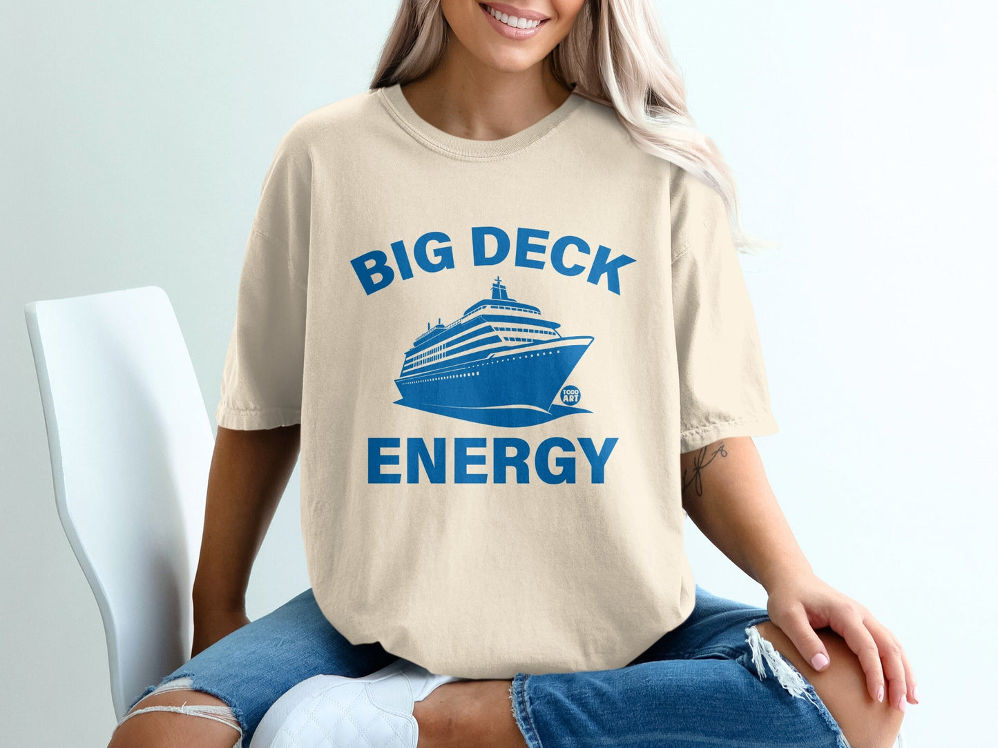 Big Deck Energy Graphic Tee Casual Shirt