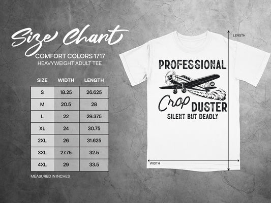 Professional Crop Duster Silent But Deadly T-shirt