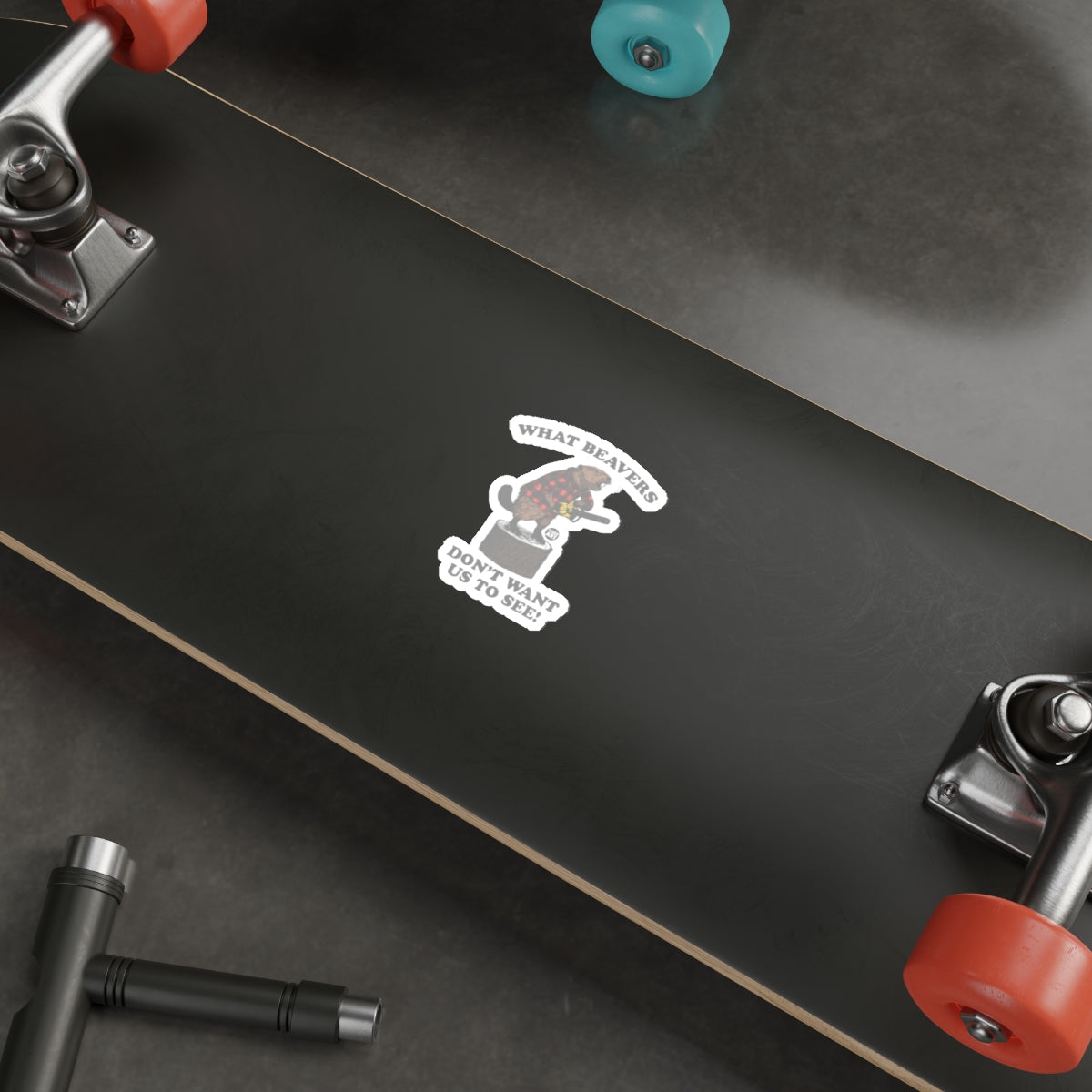 What Beavers Don't Want Us to See Skateboard