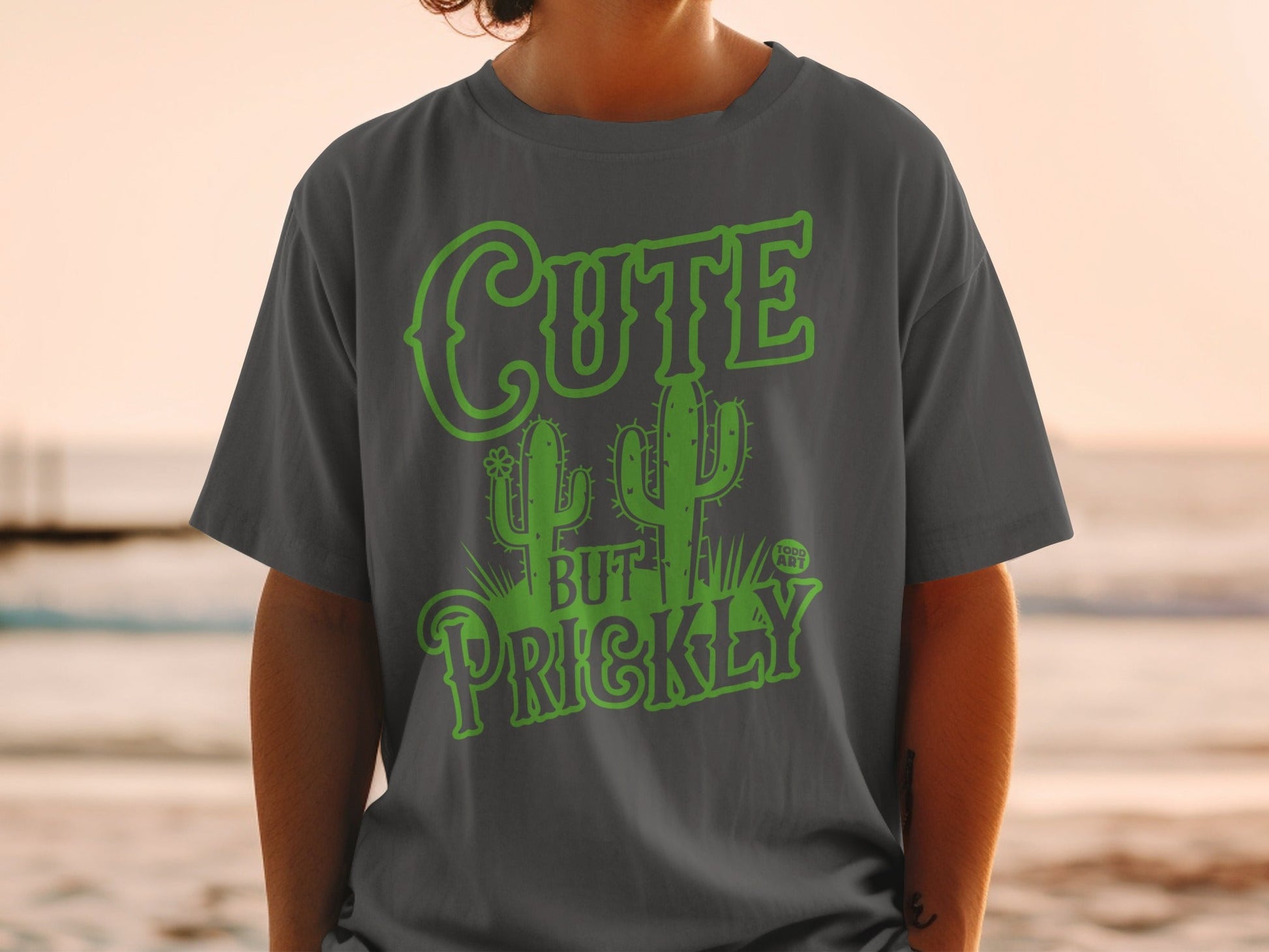 Cute But Prickly Cactus Graphic T-shirt