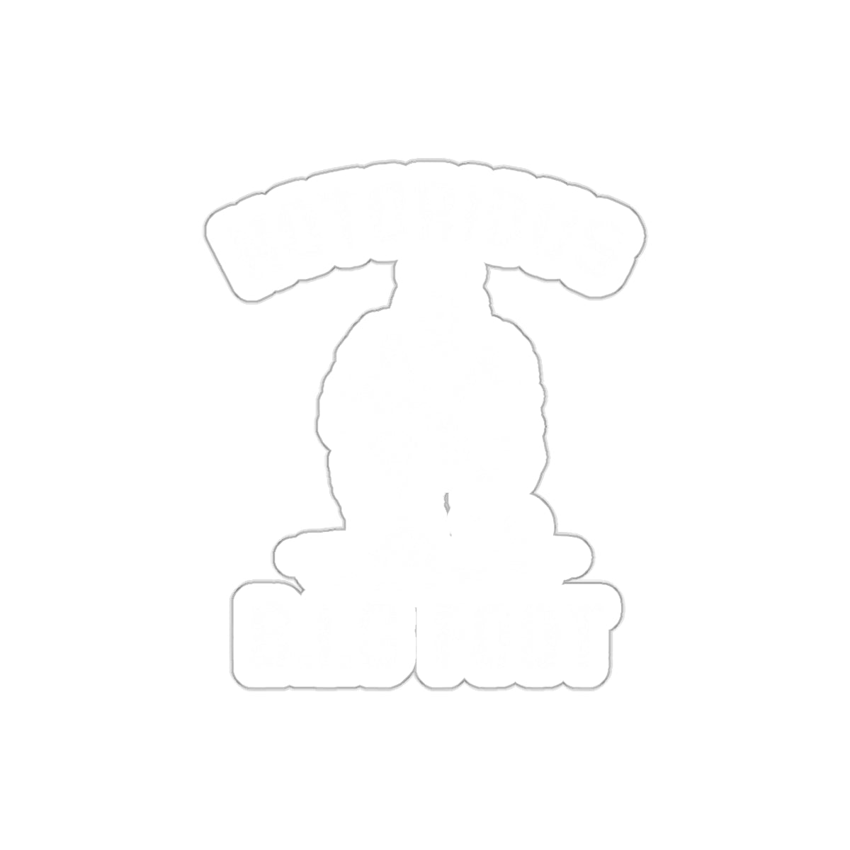 Hufnacious Bigfoot Logo Transparent Sticker design