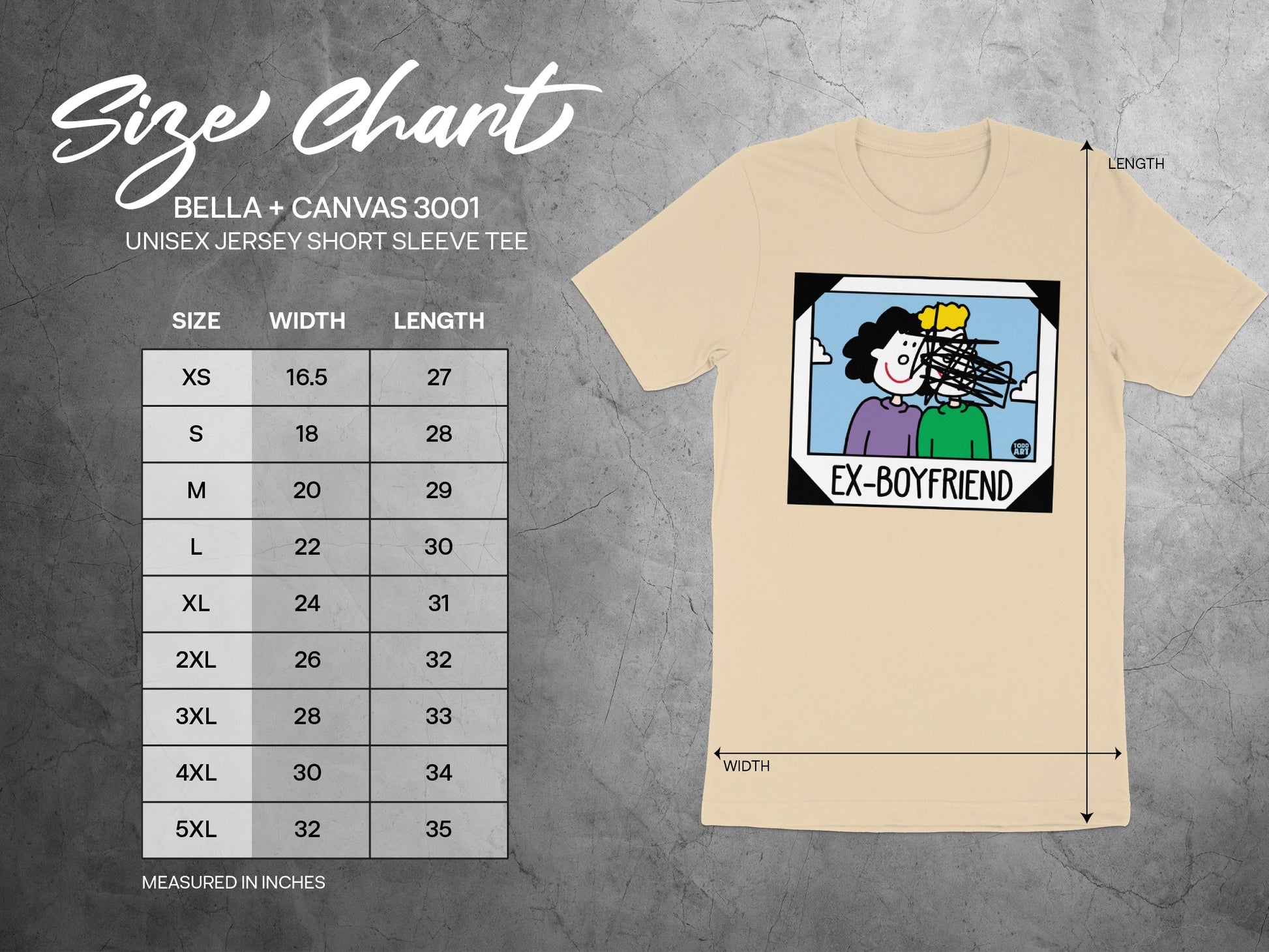 Ex Boyfriend Graphic Unisex Jersey Short Sleeve Tee product