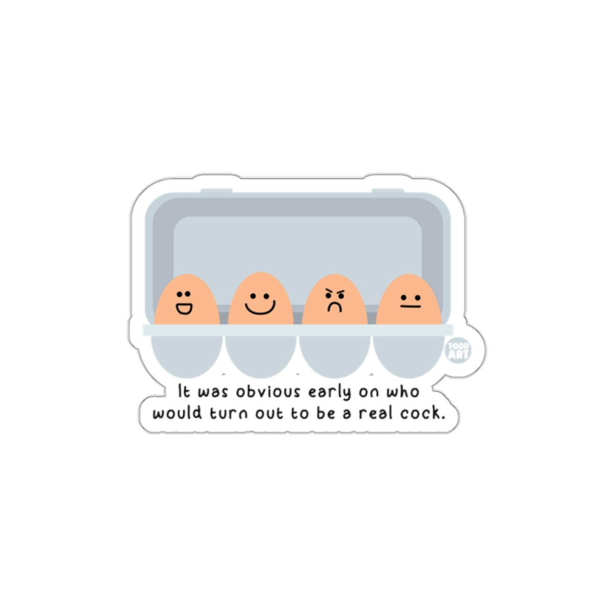 Early Determination of Personality Funny Sticker
