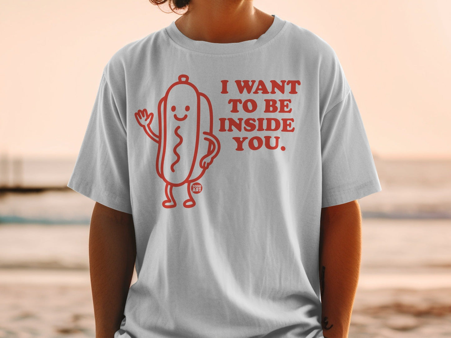 Funny Hot Dog T-Shirts, Sarcastic Foodie Tee, Witty Statement Shirt, Humorous Graphic Tee, Hot Dog Lover Gift, Adult Humor T-Shirts