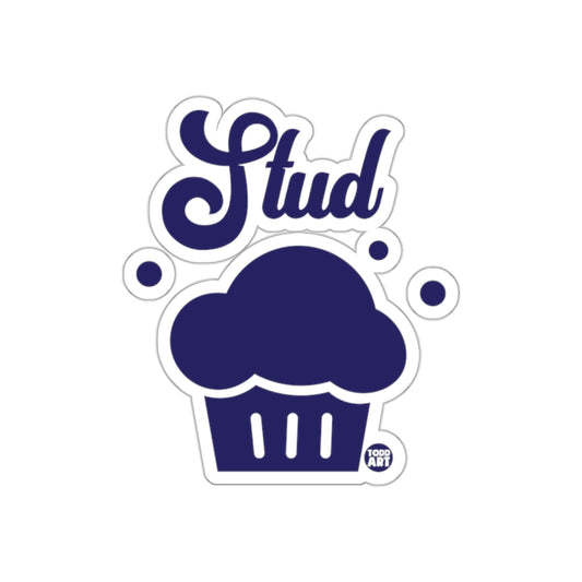 Stud Muffin Design Sticker for Fun Customization