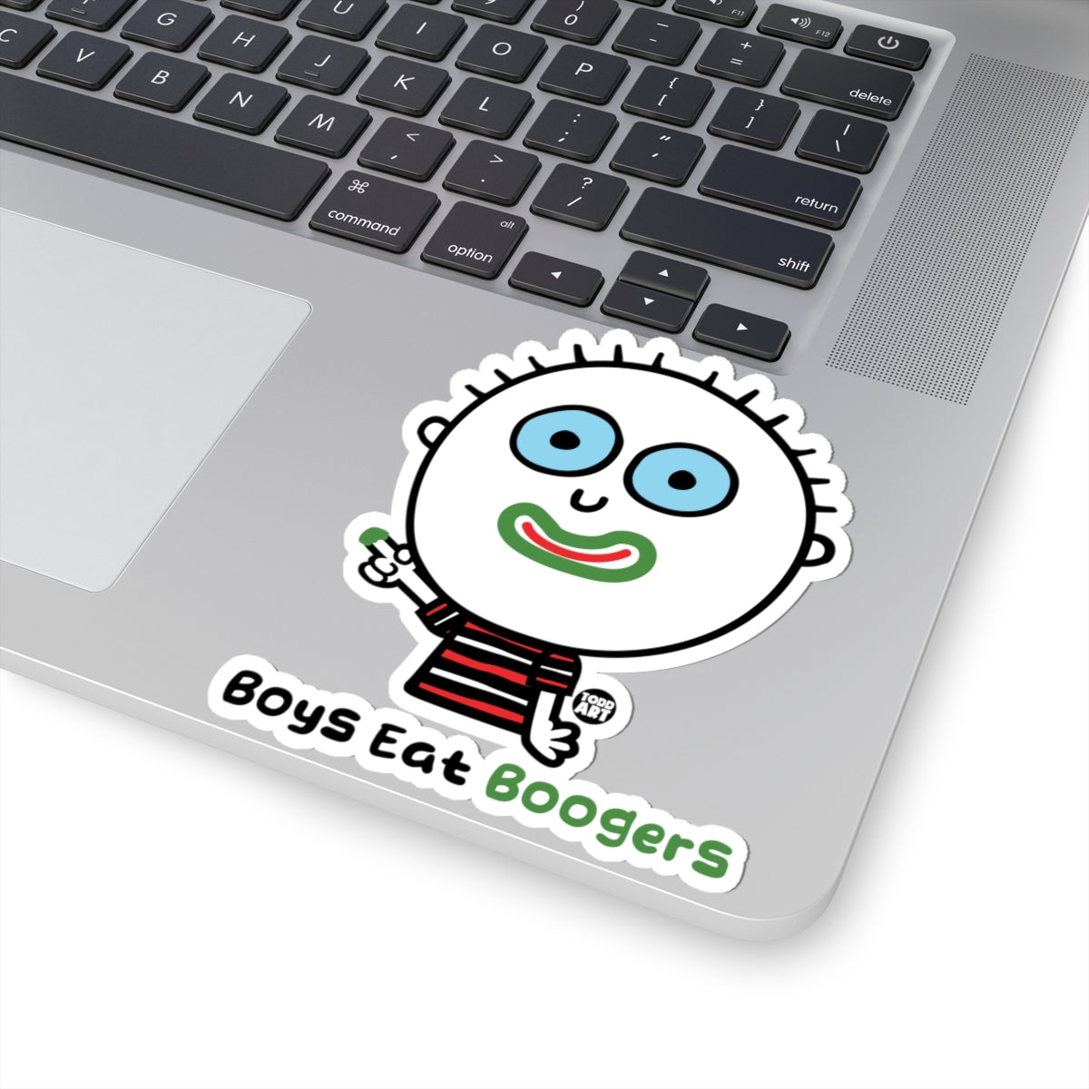 Boys Eat Boogers Die-Cut Sticker