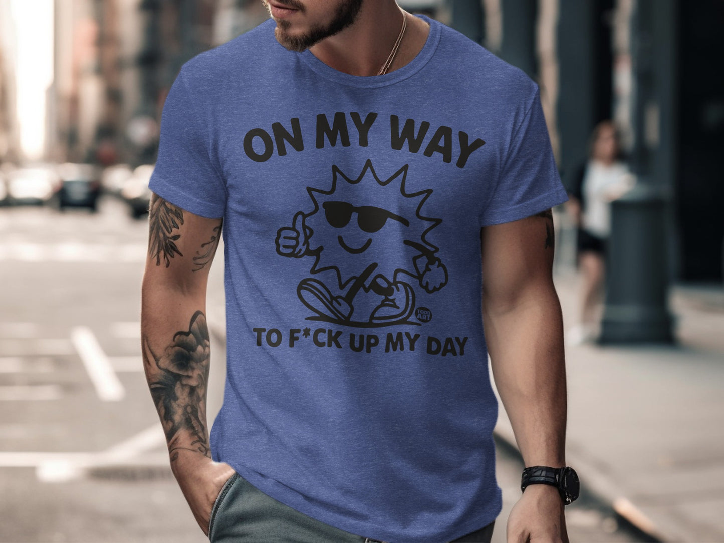 On My Way To F*ck Up My Day Graphic T-shirt