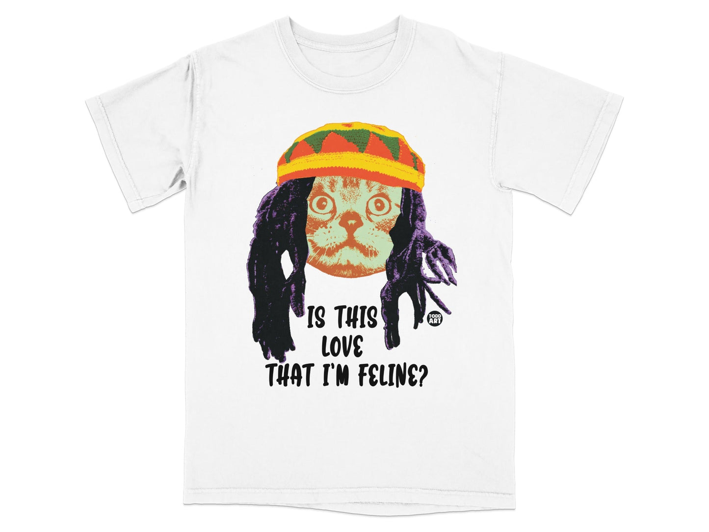 Is This Love That I'm Feline Funny Cat T-Shirt