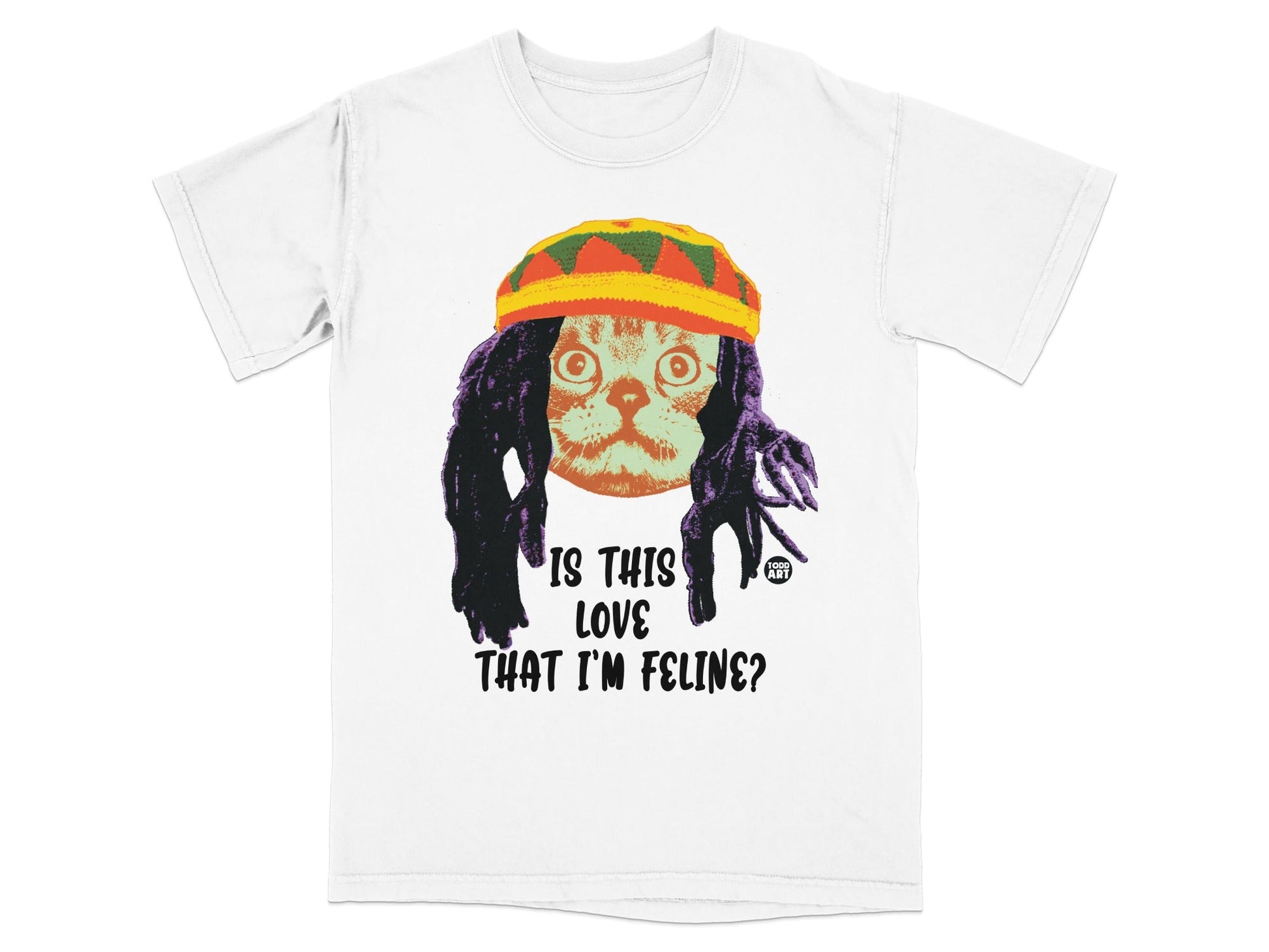 Is This Love That I'm Feline Funny Cat T-Shirt