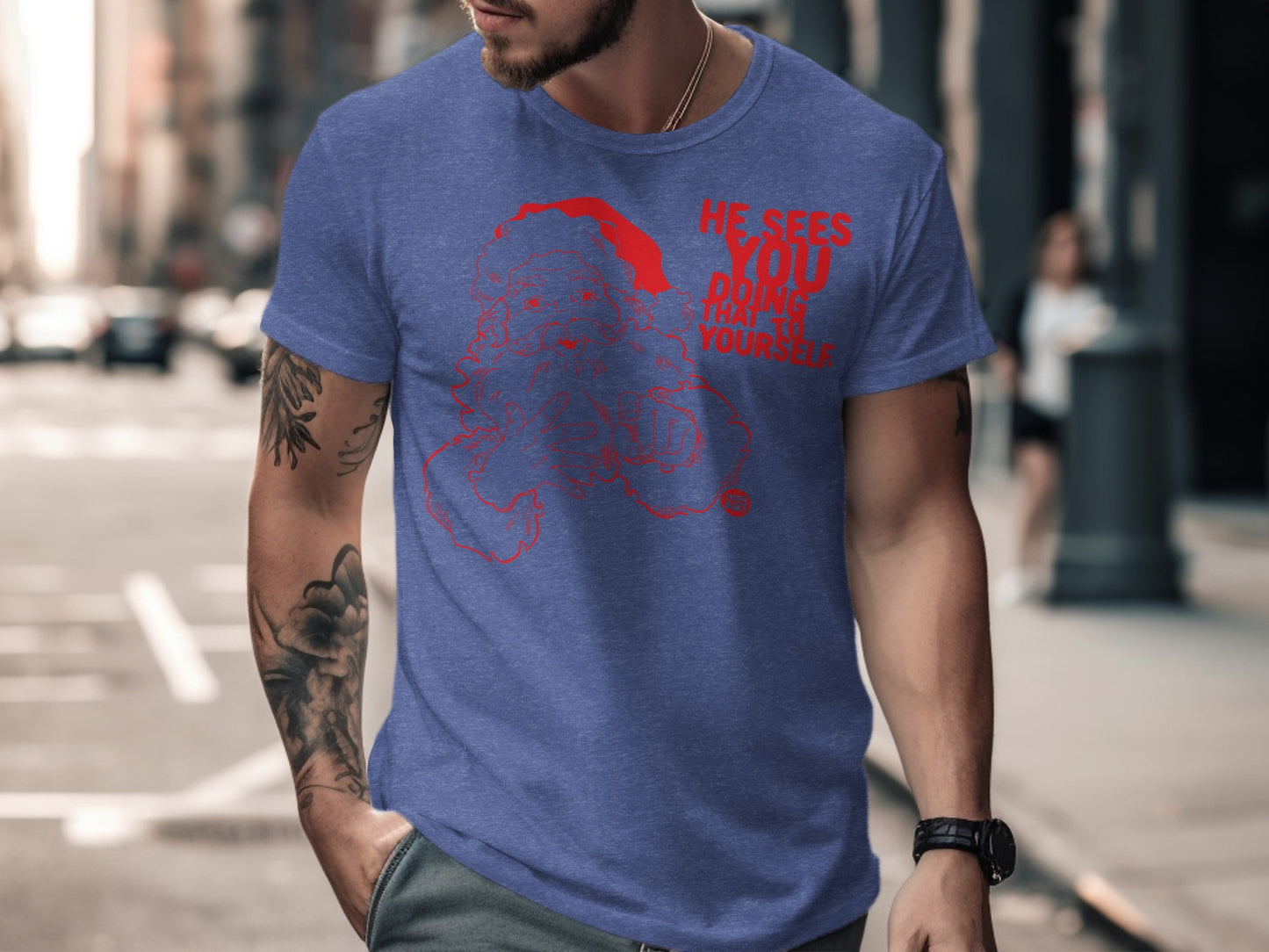 He Sees You Doing That Men's T-shirt Product