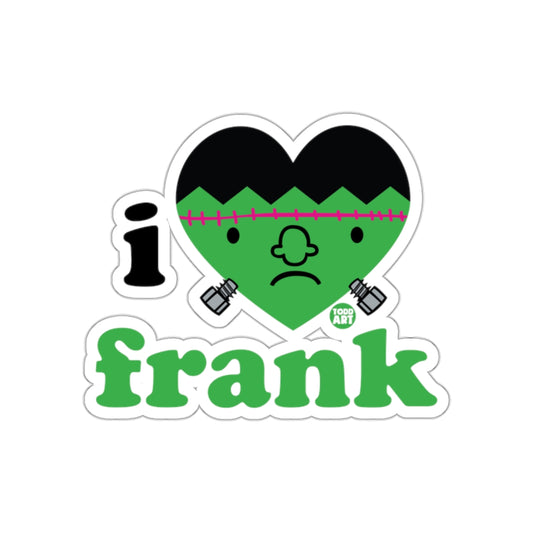I Love Frank Heart Sticker Fun Art Design Sticker