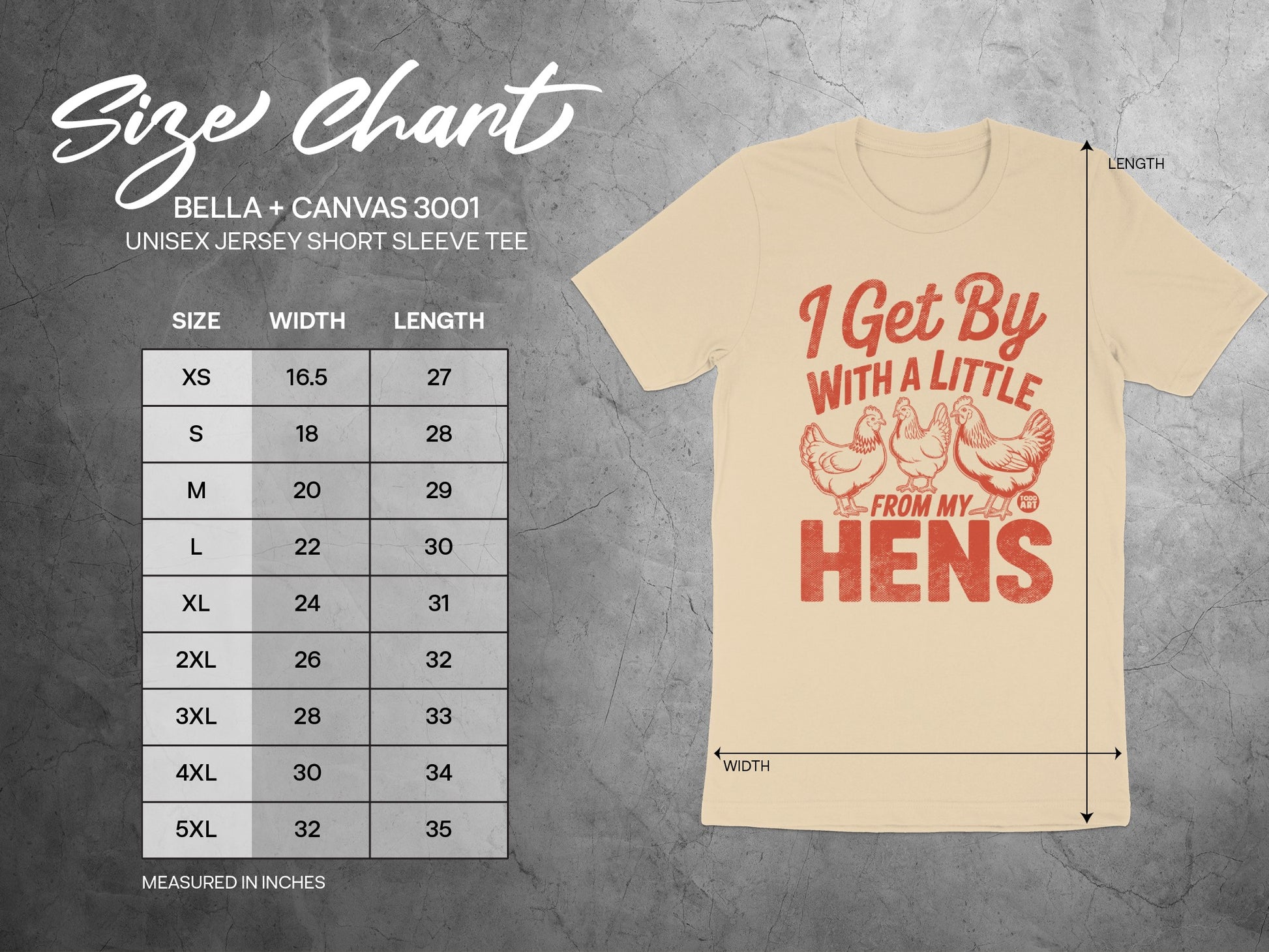 I Get By With A Little Help From My Hens tee product