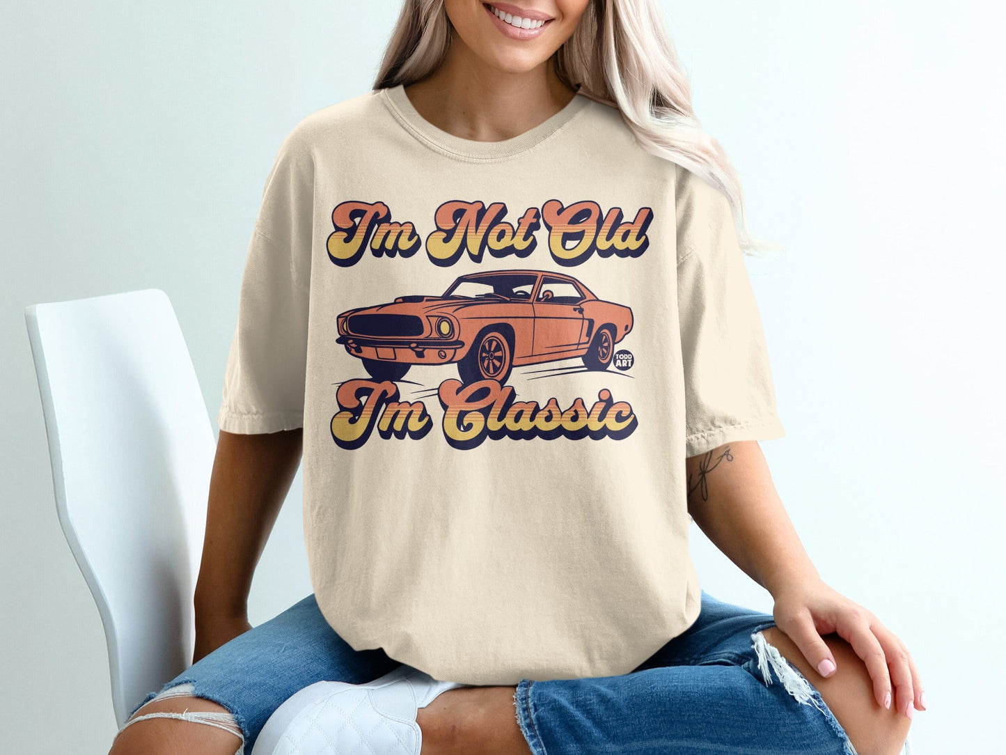 I'm Not Old I'm Classic Vintage Car Graphic T-Shirt