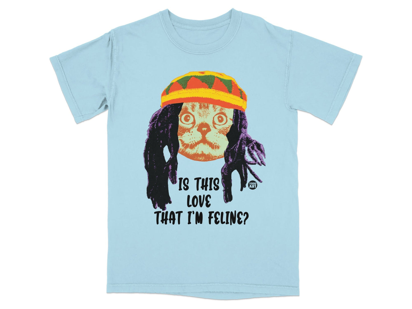 Is This Love That I'm Feline Cat Graphic T-Shirt