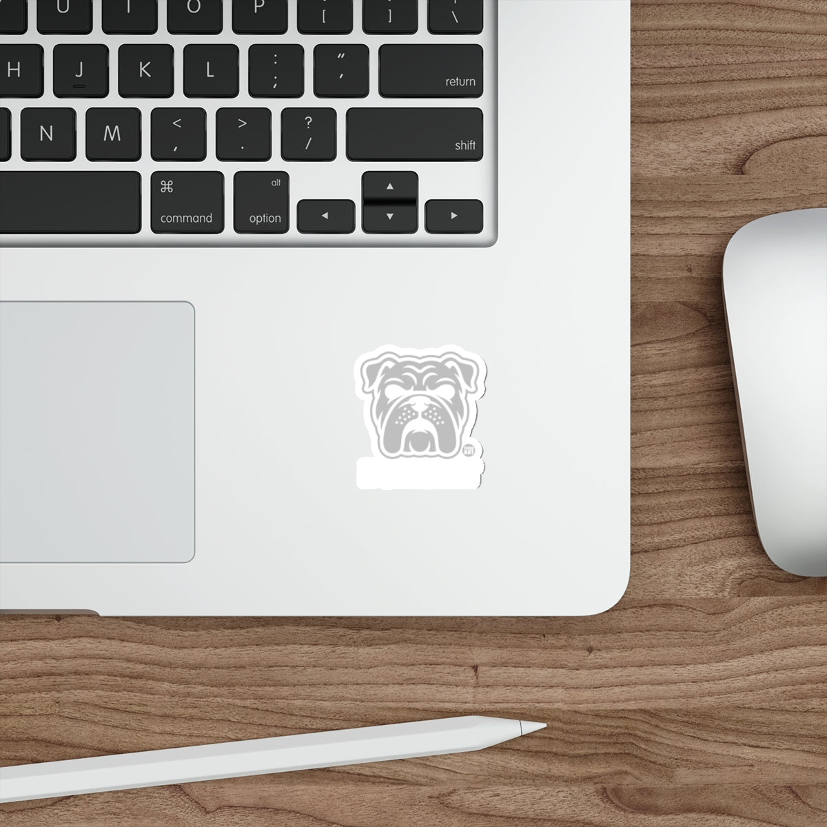 Bulldog Face Sticker for Laptops and Notebooks