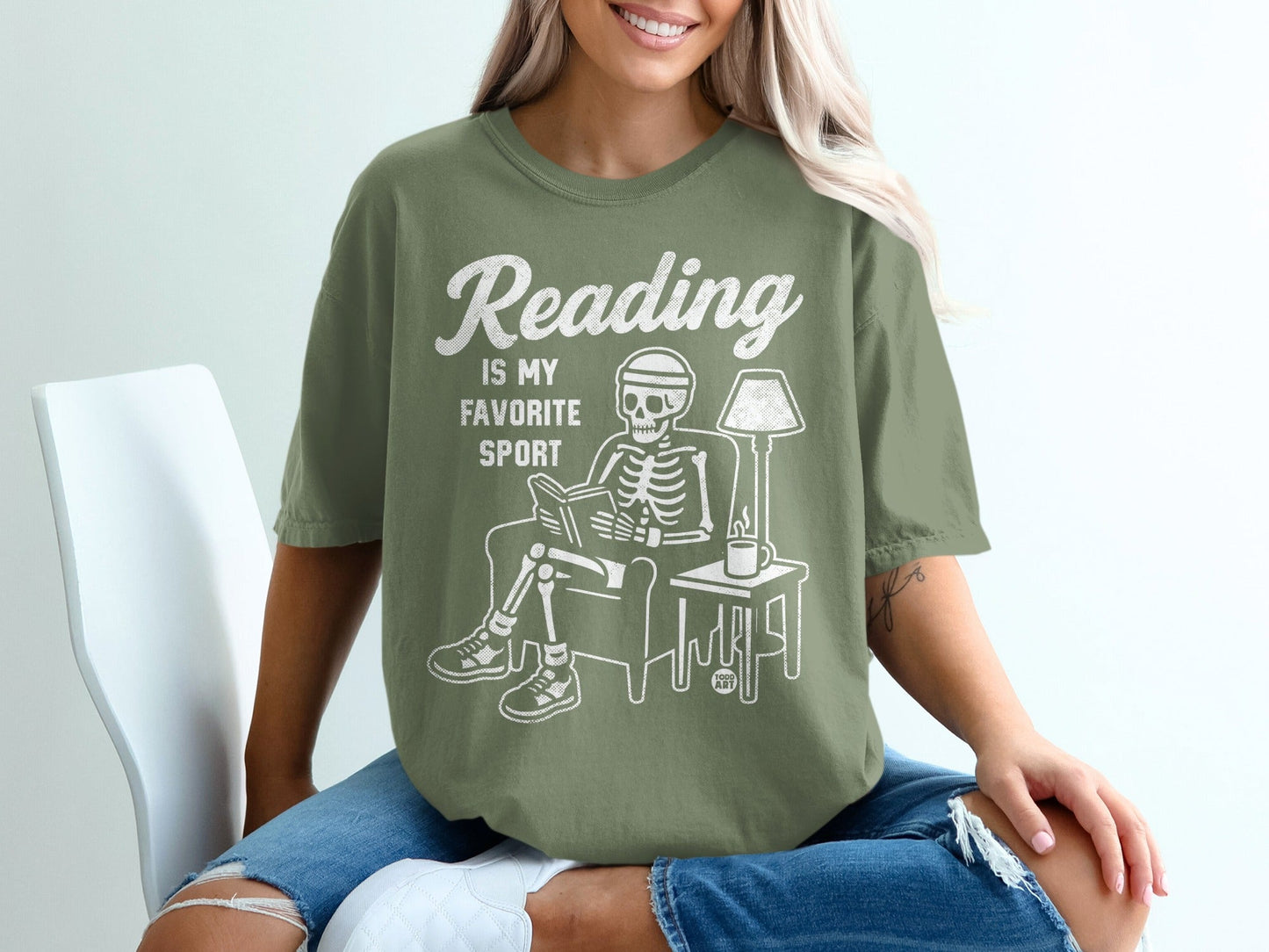 Reading Is My Favorite Sport Graphic T-Shirt