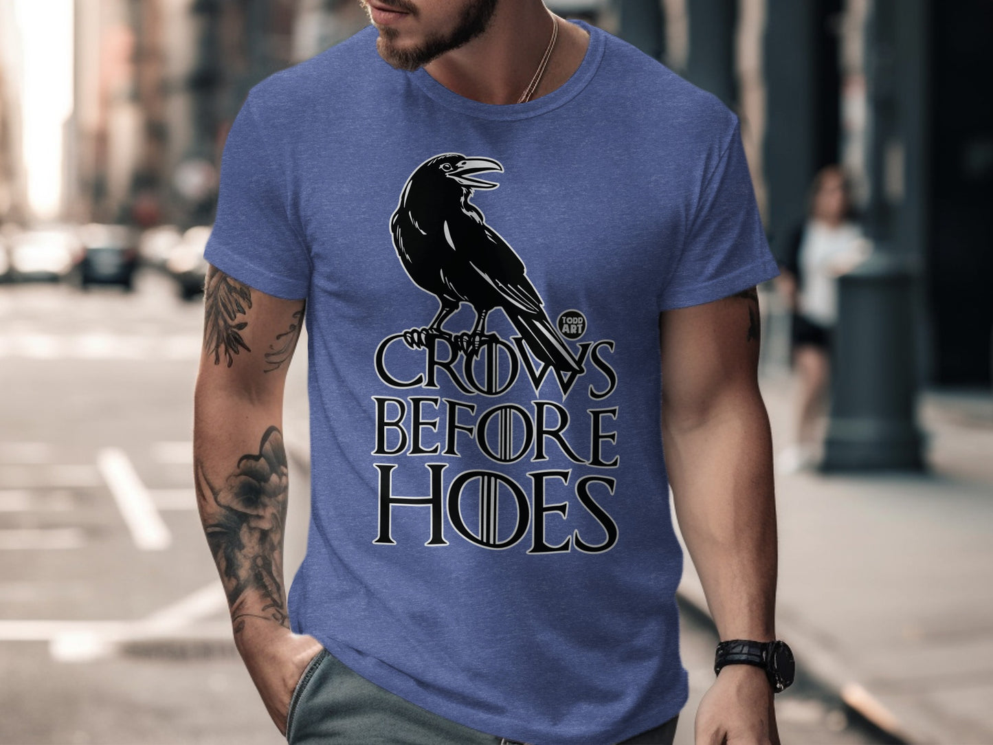 Crows Before Hoes Graphic T-Shirt product