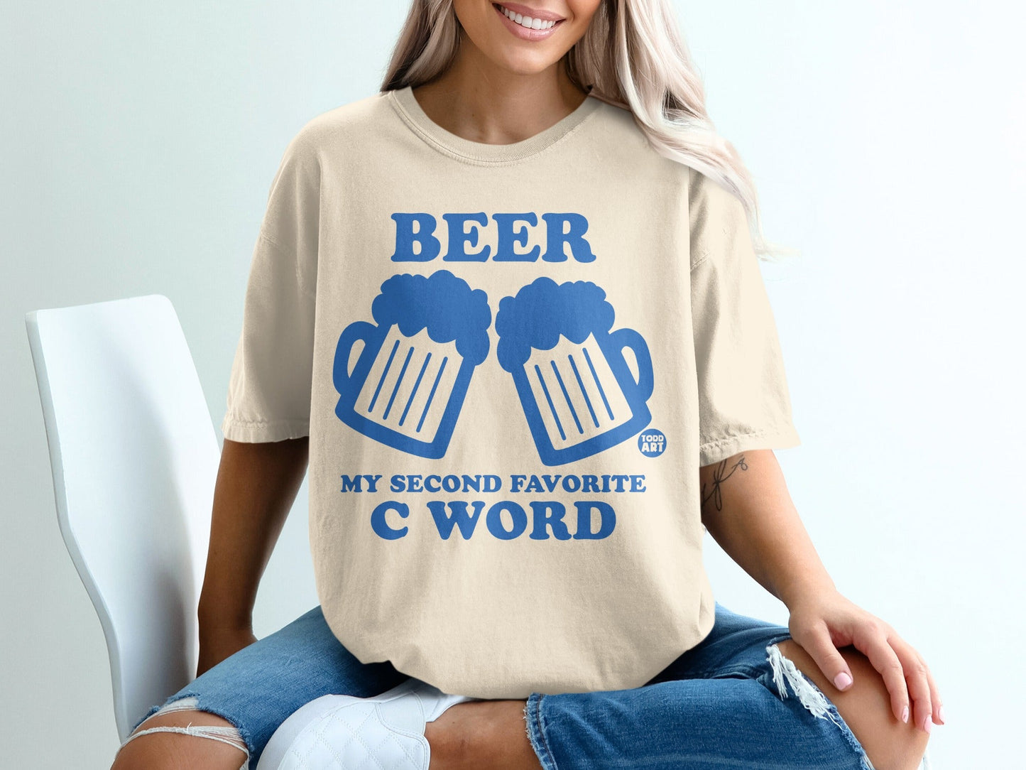 Beer My Second Favorite C Word Funny Shirt