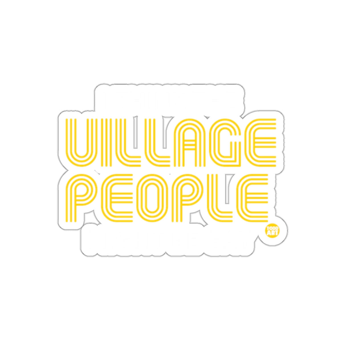 Village People Might Be Gay Graphic Sticker