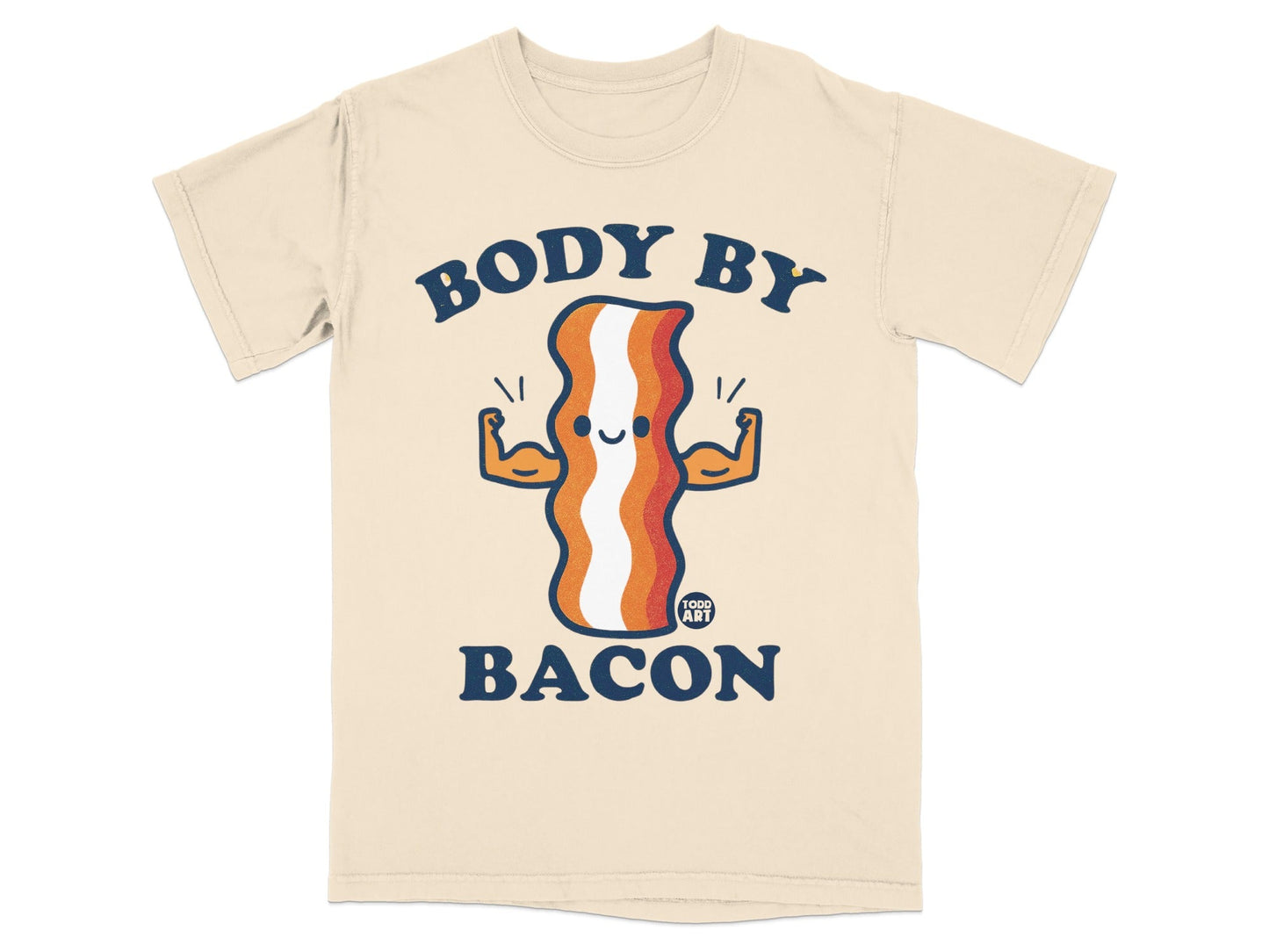 Body By Bacon Graphic Novelty T-Shirt Casual Tee