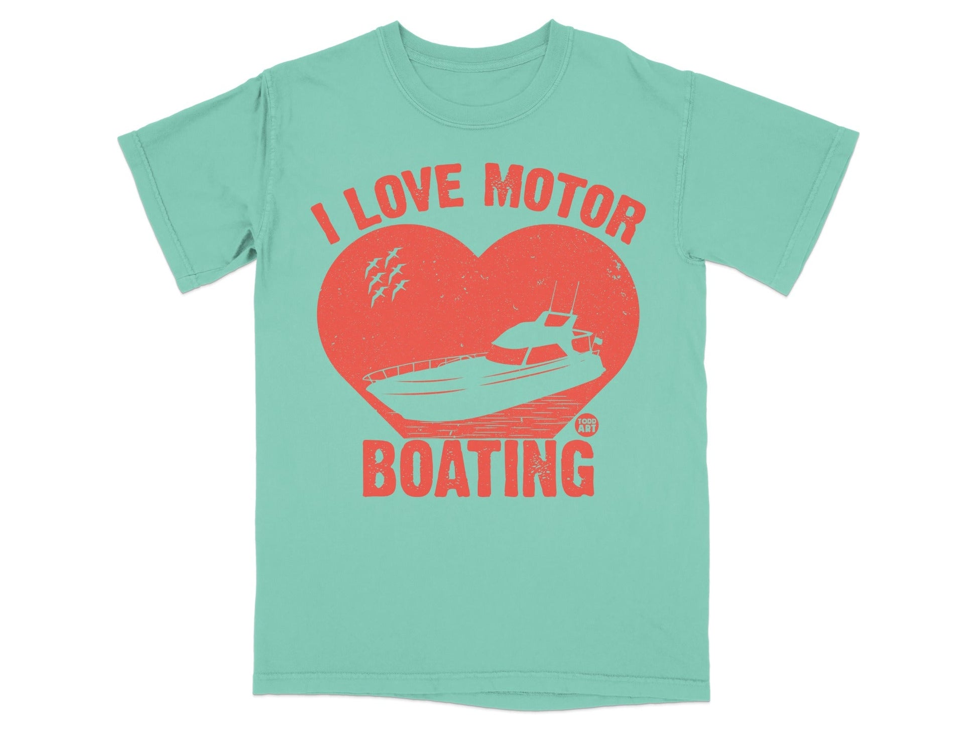 I Love Motor Boating Graphic T-shirt