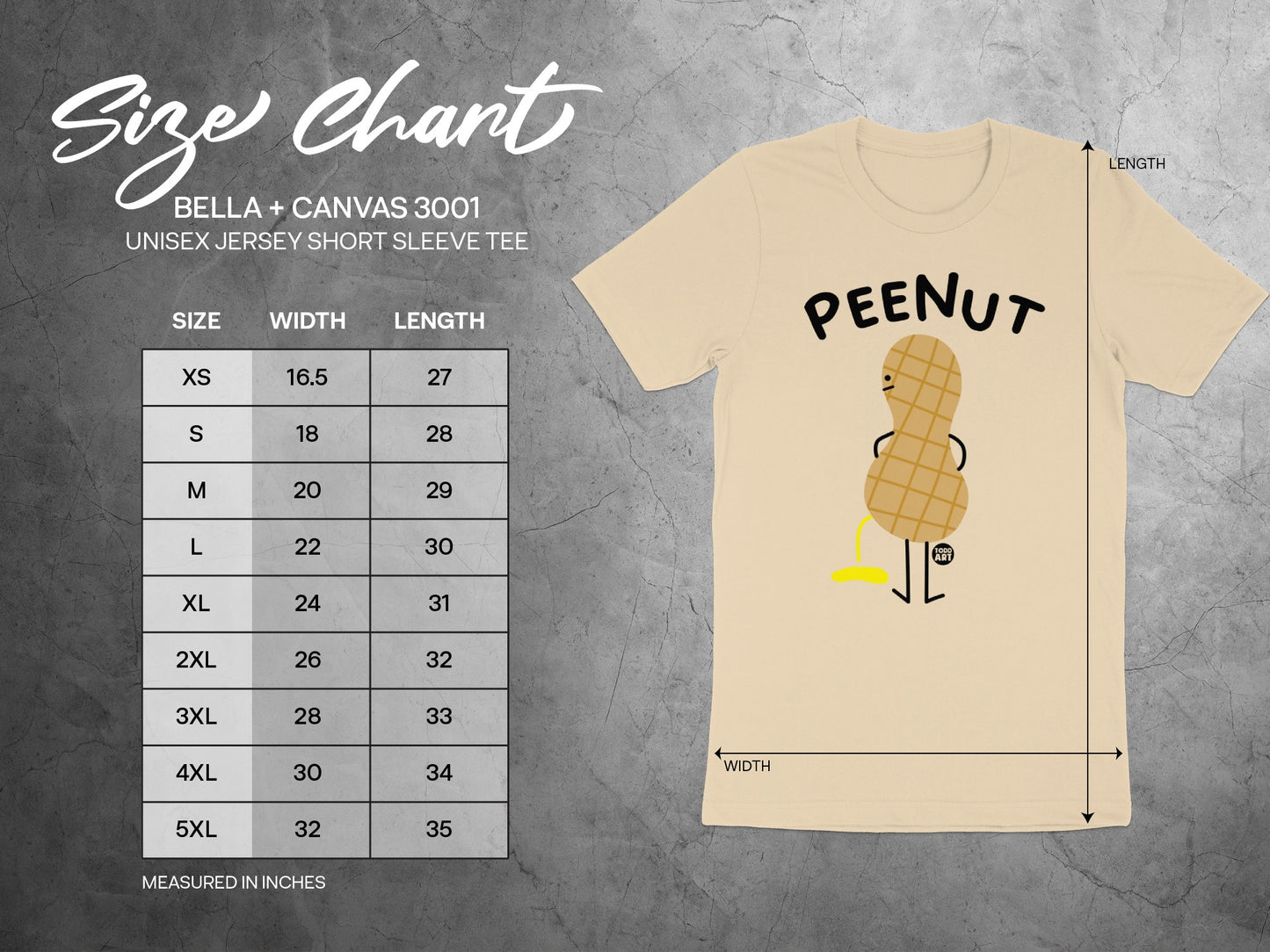Funny Peanut Graphic Short Sleeve T-Shirt