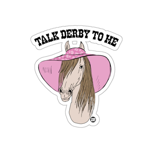 Talk Derby To Me Horse Sticker For Fun decorar