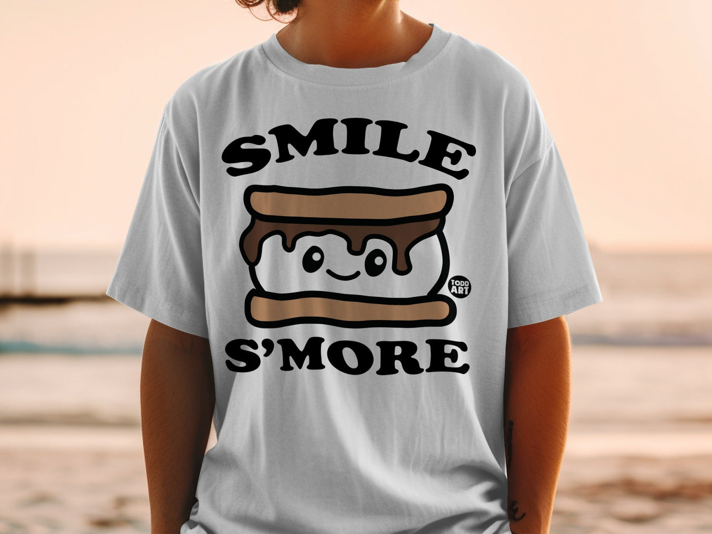 Smile S'more Cute Graphic Printed T-shirt