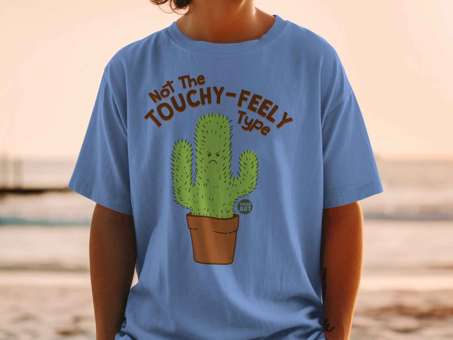 Not The Touchy-Feely Type Cactus T-Shirt