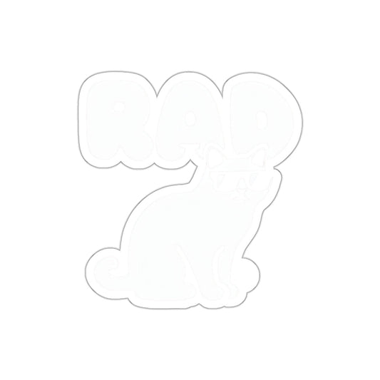Rad Cat with Sunglasses Sticker Fun Graphic Design