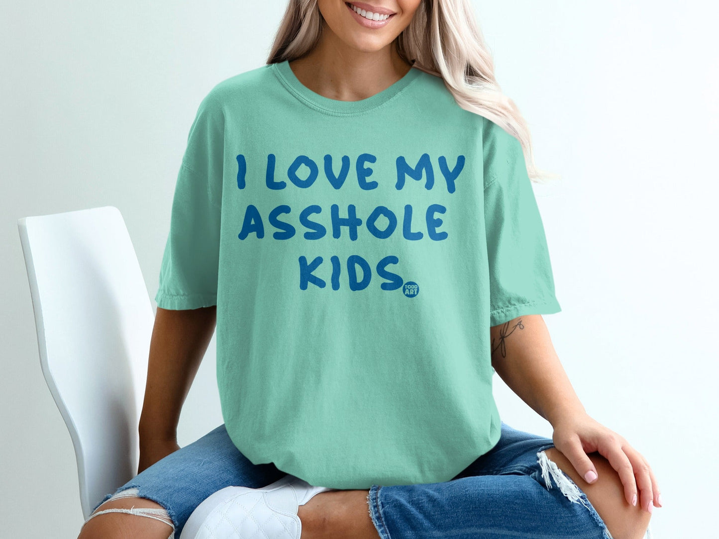 I Love My Asshole Kids Funny T-Shirt Statement Tee