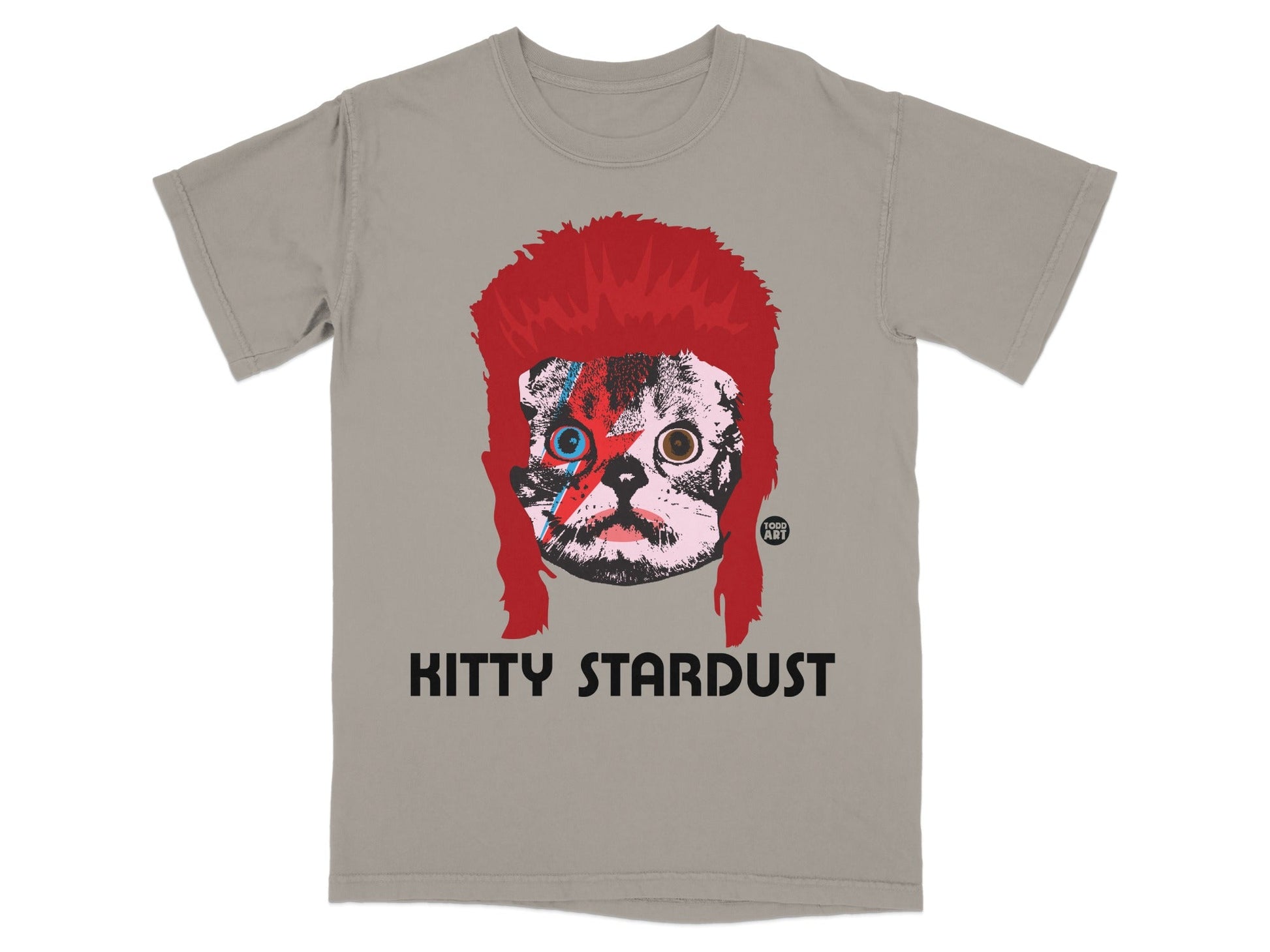 Kitty Stardust Graphic Tee Unique Cat Design Shirt