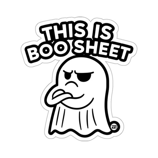 This Is Boo Sheet Ghost Sticker Fun Design product type