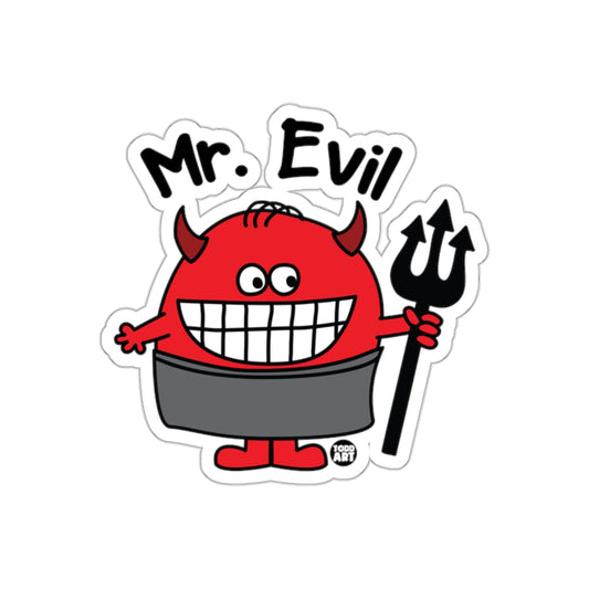 Mr. Evil Character Design Fun Sticker Product