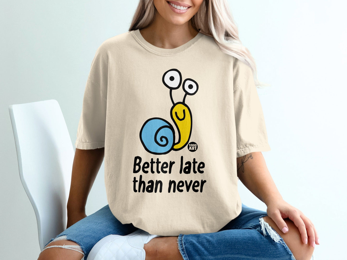 Better Late Than Never Snail Graphic Tee