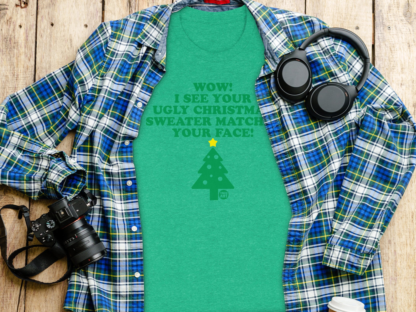 WOW I SEE YOUR UGLY CHRISTMAS SWEATER MATCH YOUR FACE product type