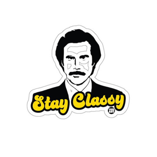Stay Classy Todd Art Illustration Stylish Design Stickers