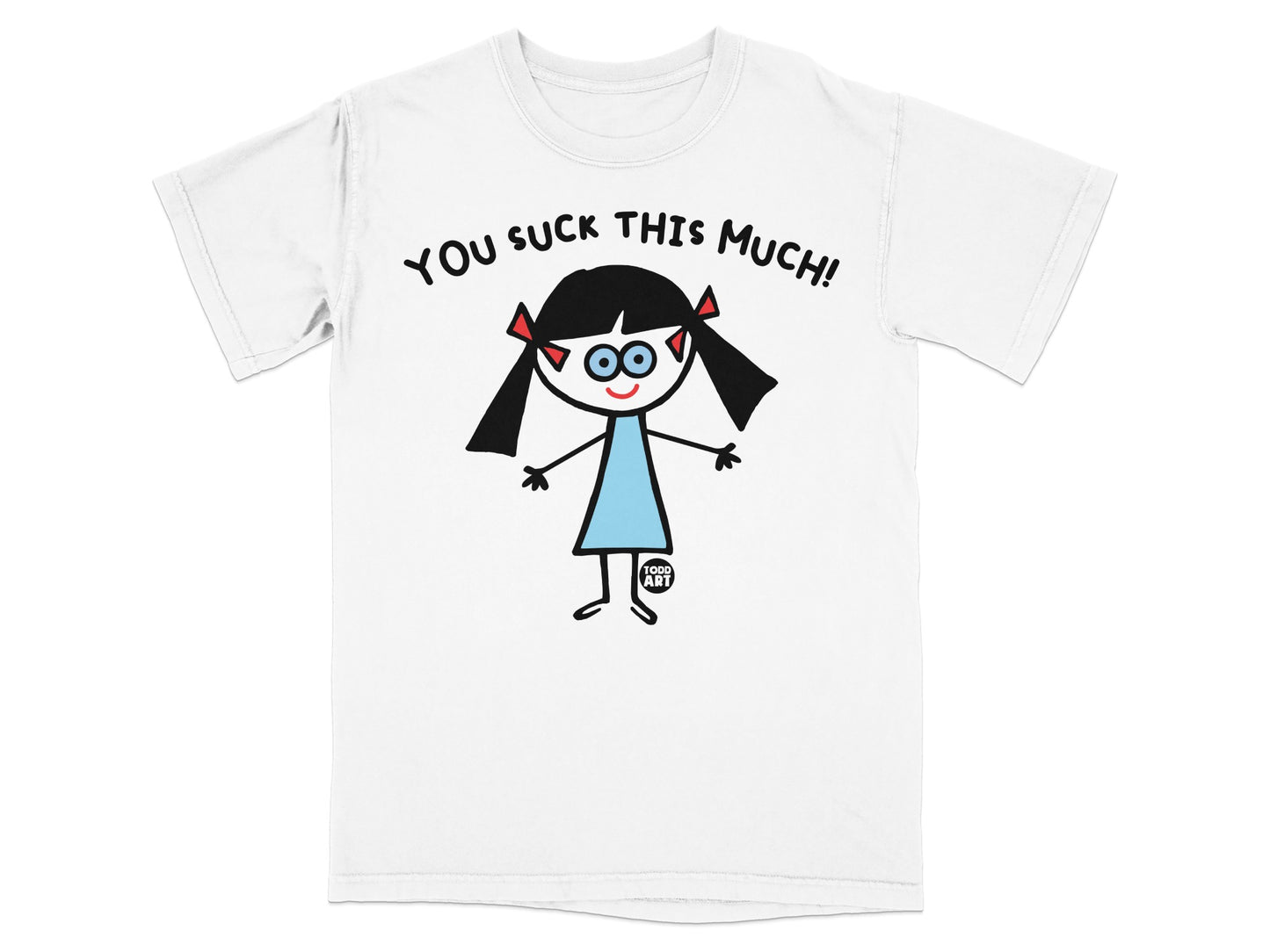 You Suck This Much Cartoon Character T-shirt