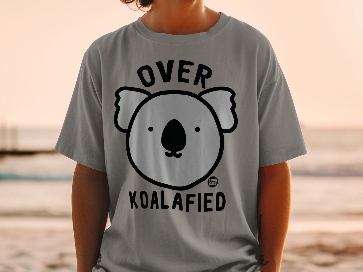 Cute Over Koalafied Koala Design T-shirt for All Ages