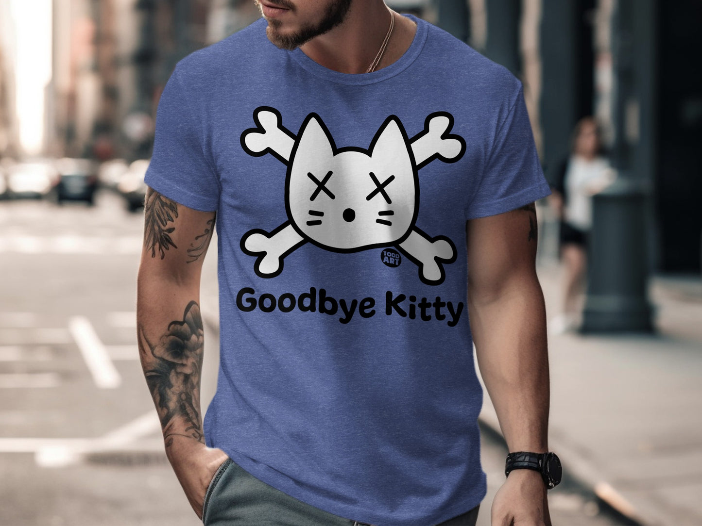 Goodbye Kitty Graphic T-Shirt for Trendy Outfits